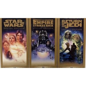 Star Wars Original Trilogy – Special Edition VHS tapes Some Damaged Boxes